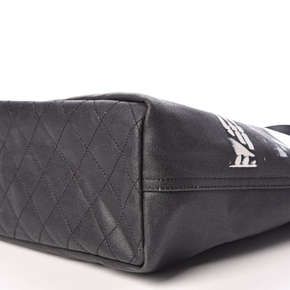 Chanel Canvas Karl Lagerfeld Mobile Art Tote Black 9 of 10