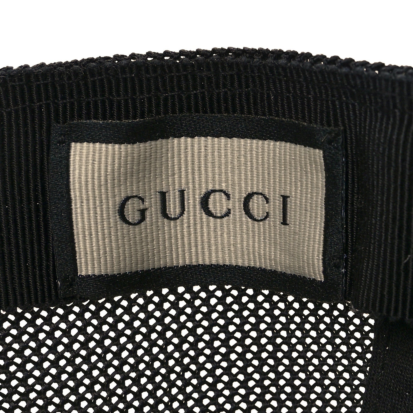 Nylon Monogram Baseball Hat M Black
