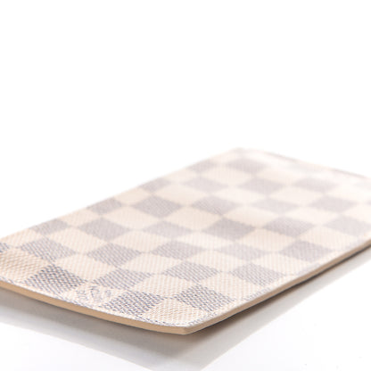 Louis Vuitton Damier Azur Felicie Chain Wallet Zippered Insert Rose Ballerine 5 of 9