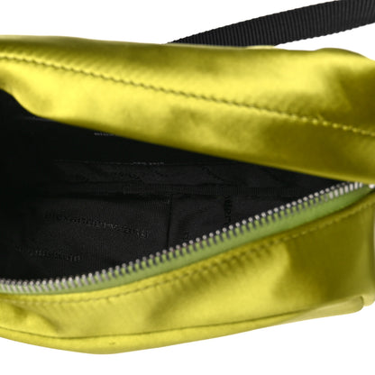 Alexander Wang Satin Heiress Crossbody Bag Golden Kiwi 5 of 8