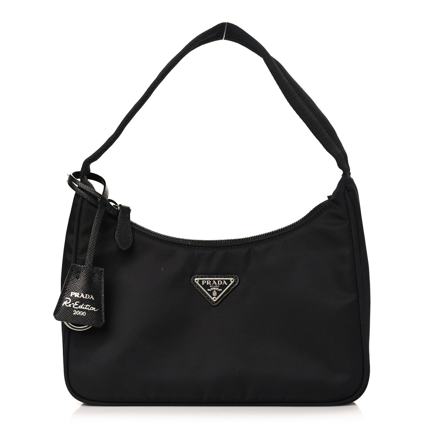 Prada Tessuto Nylon Mini Re-Edition 2000 Bag Black 1 of 9