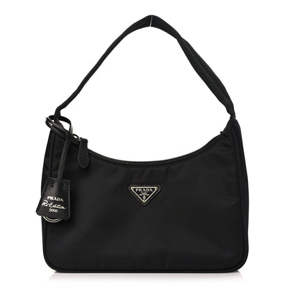 Prada Tessuto Nylon Mini Re-Edition 2000 Bag Black 1 of 9