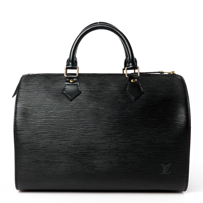 Louis Vuitton Epi Speedy 30 Black 1 of 12