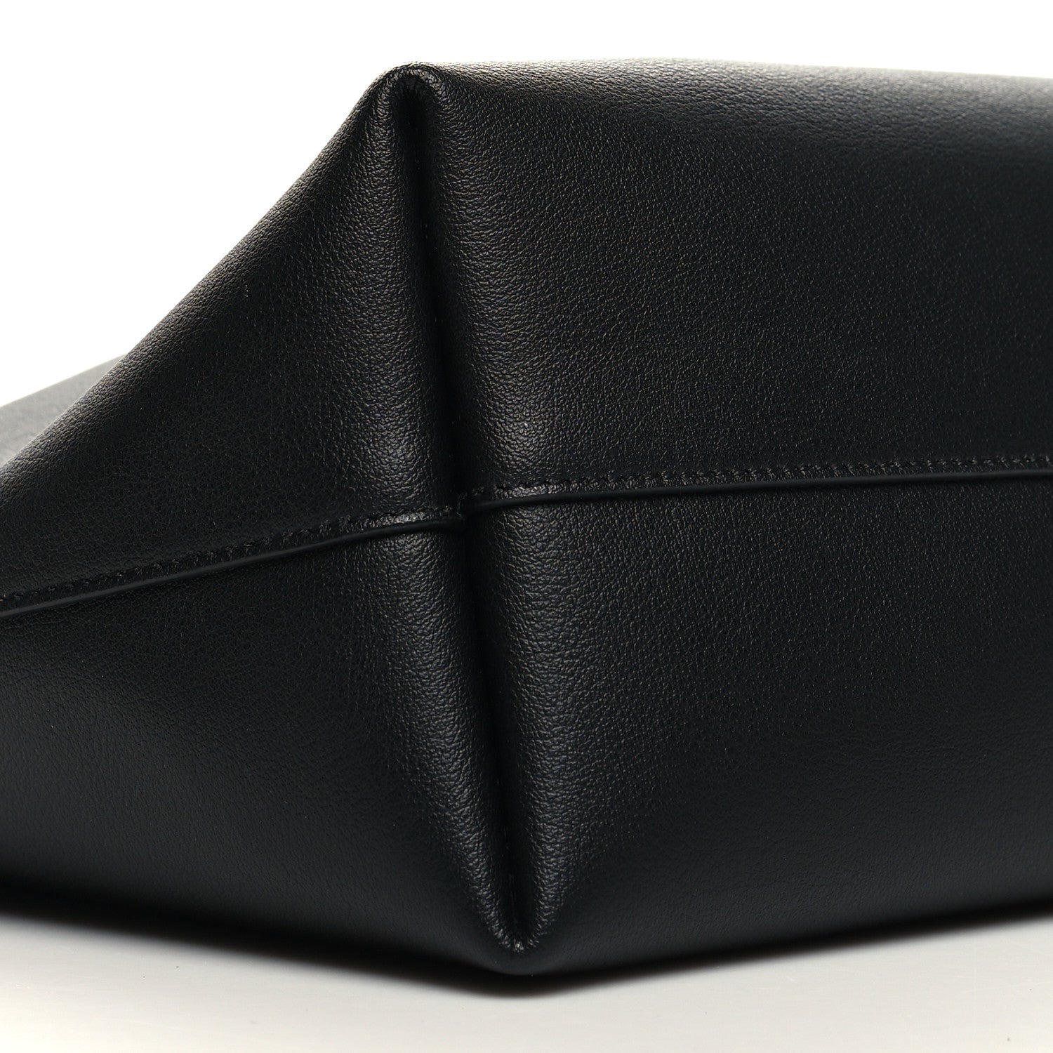 Saint Laurent Calfskin Large Shopping Tote Black 11 of 12