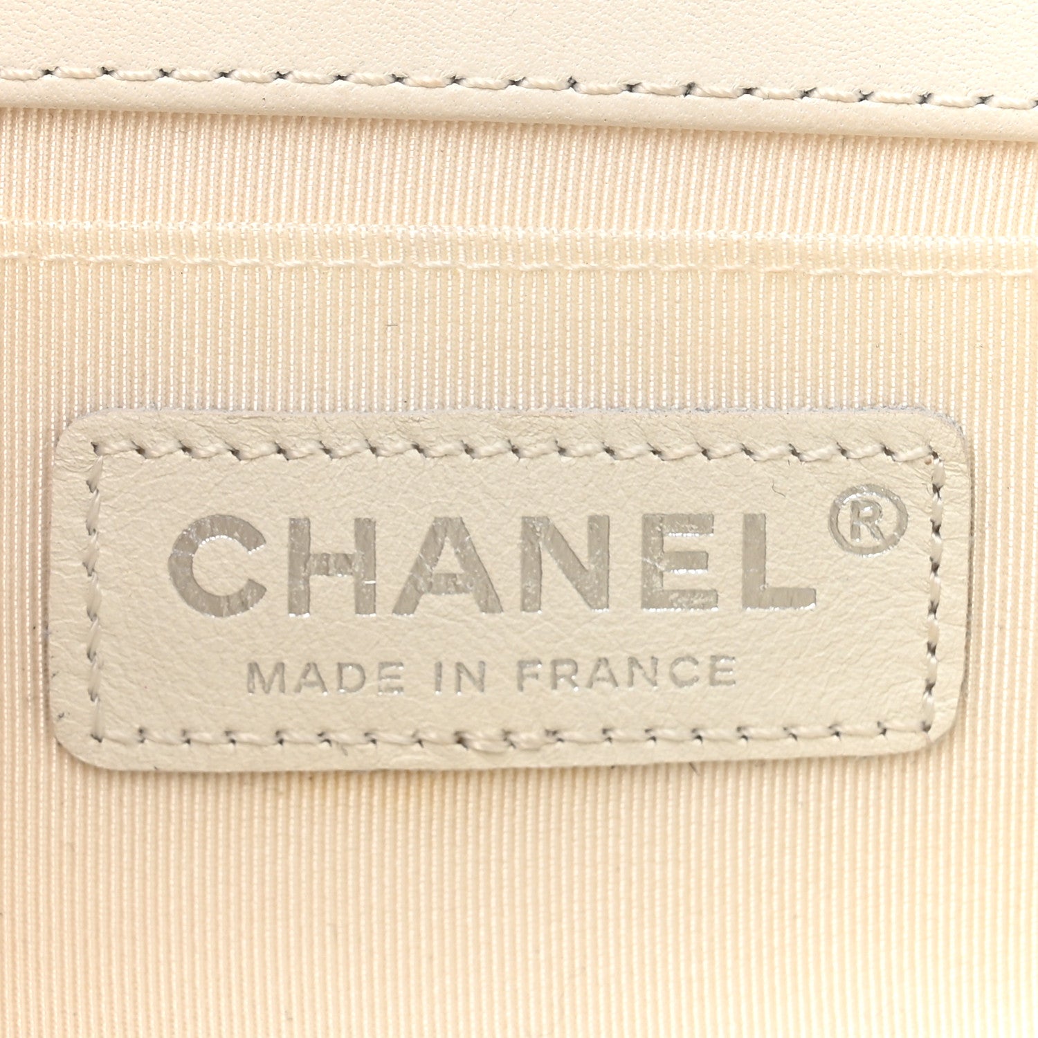 Chanel Patent Tweed Medium Boy Flap White 6 of 13