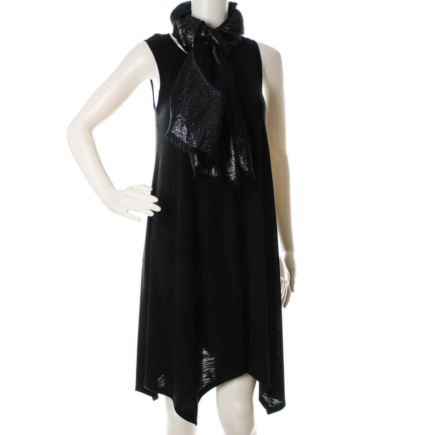 Cashmere CC Shawl Black Silver