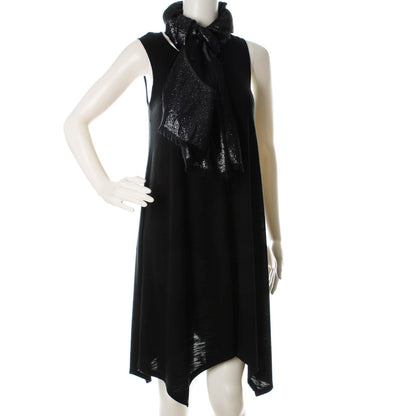 Chanel Cashmere CC Shawl Black Silver 2 of 4