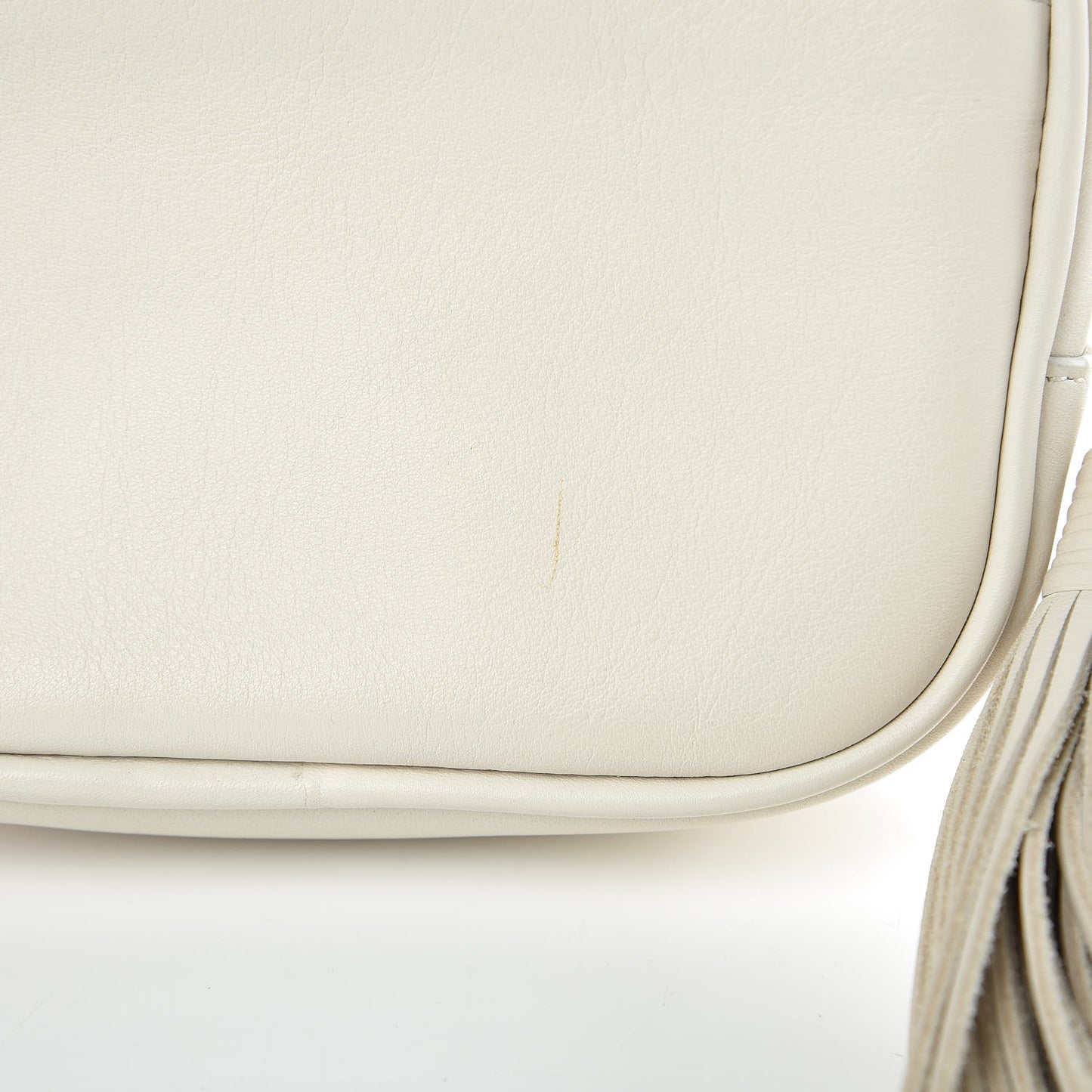 Nappa Monogram Blogger Bag Icy White