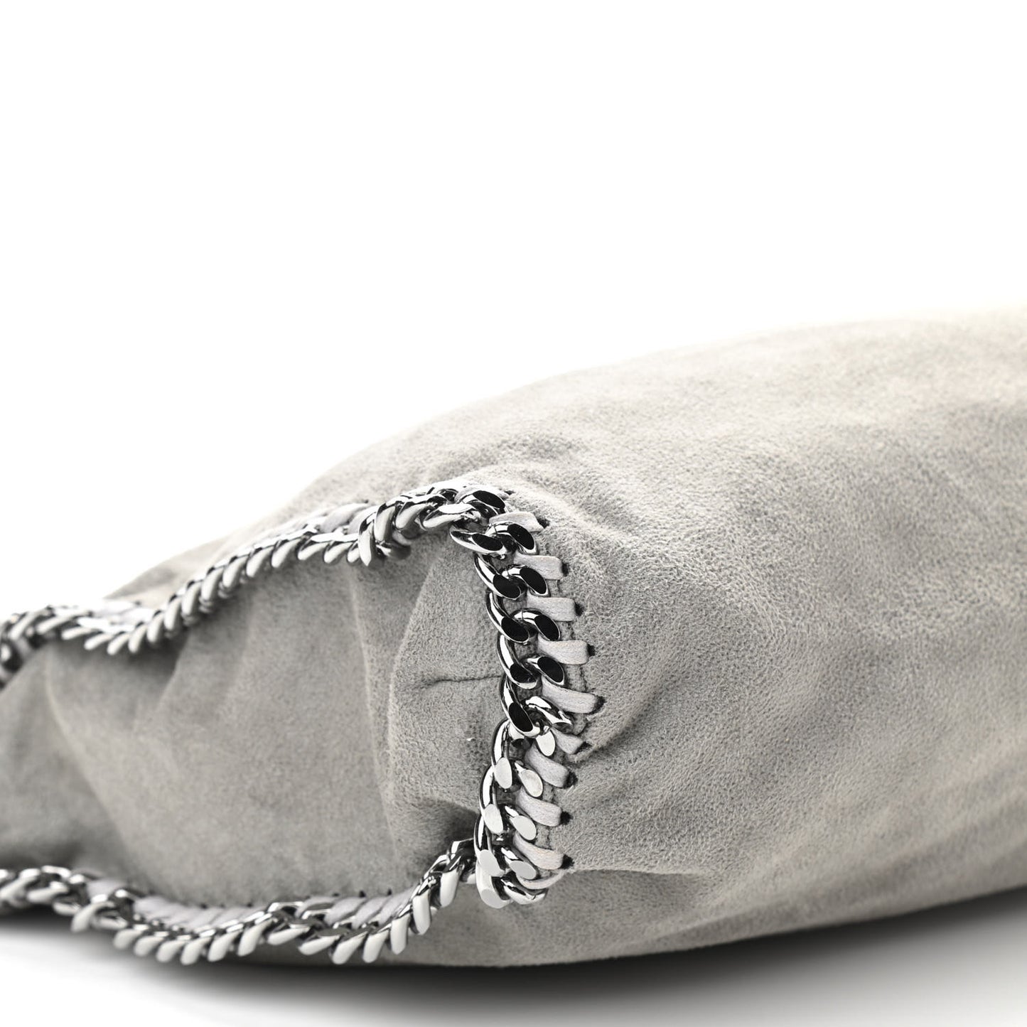 Shaggy Deer Small Falabella Tote Light Grey