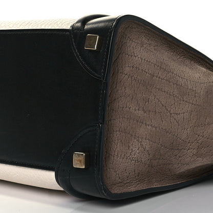 Celine Bullhide Calfskin Suede Micro Tri-Color Luggage Khaki 7 of 11