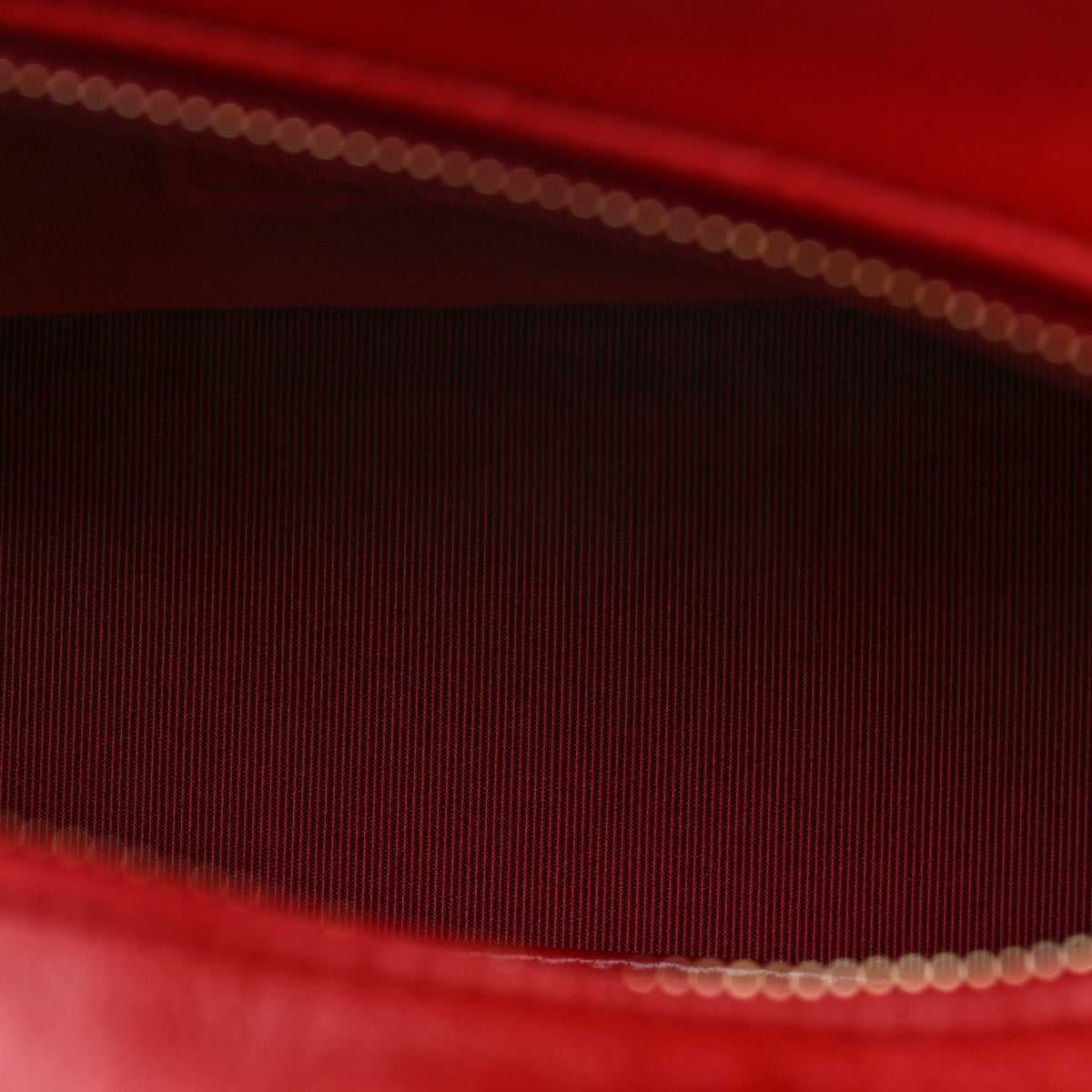 Chanel Aged Calfskin Chevron Quilted Small Gabrielle Hobo Red 4 of 9