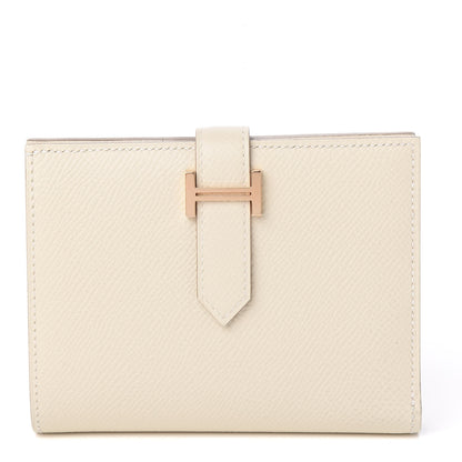 Hermes Epsom Bearn Compact Wallet Craie 1 of 6