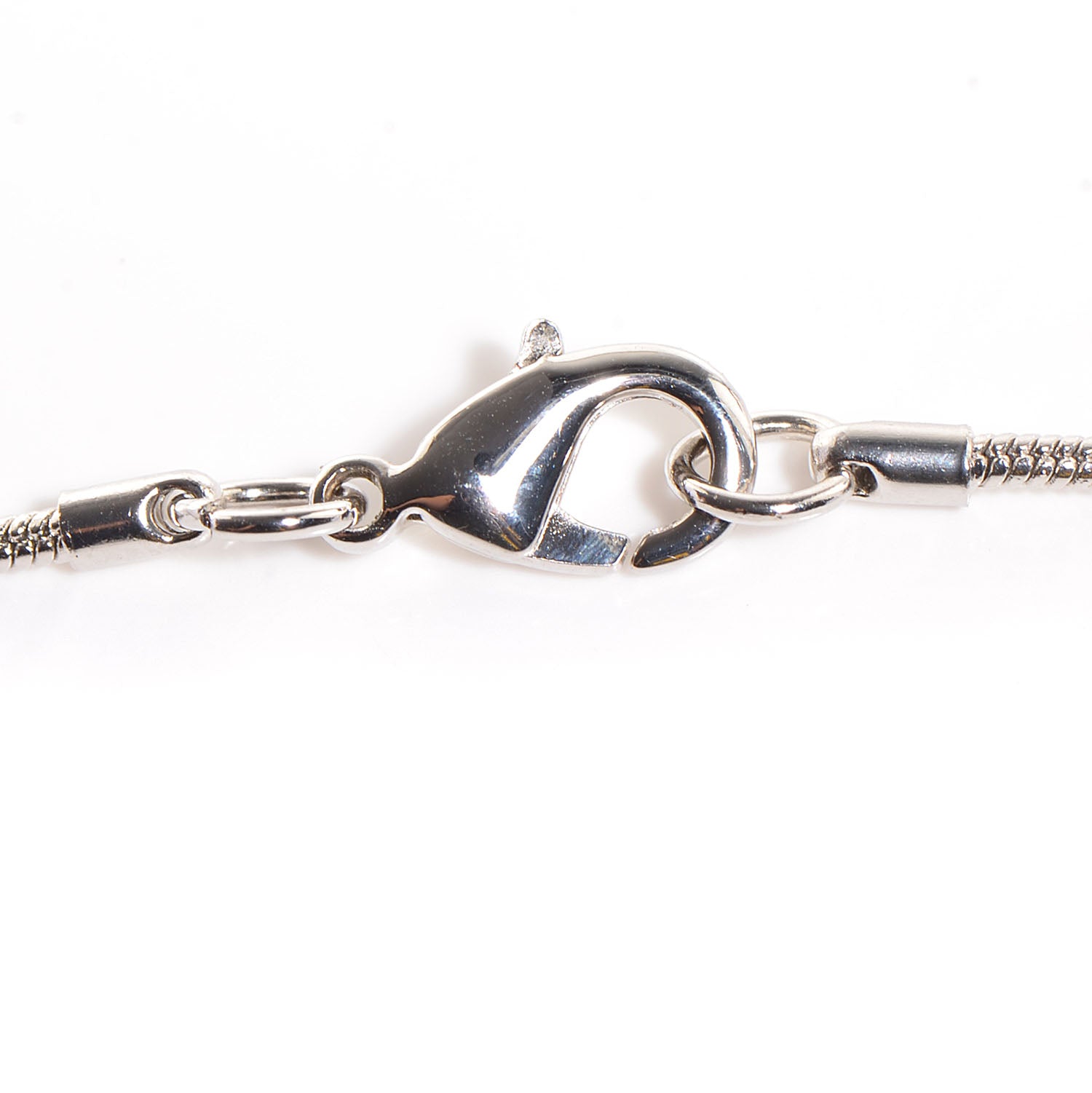 Chanel No. 19 Perfume Bottle Necklace Silver 5 of 7