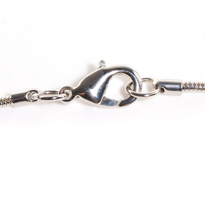 Chanel No. 19 Perfume Bottle Necklace Silver 5 of 7