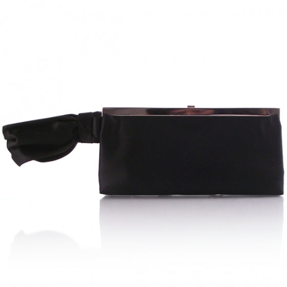 Satin Crystal Clutch