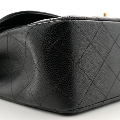 Chanel Caviar Quilted Jumbo Double Flap Black 9 of 10