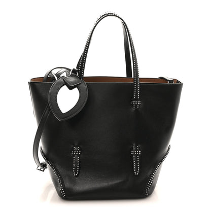 Alaia Calfskin Studded Bag Black 2 of 10