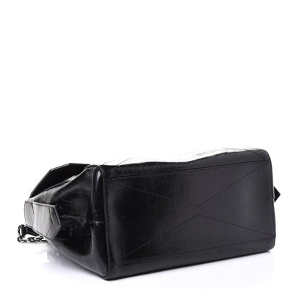 Givenchy Creased Patent Calfskin Medium ID Flap Black 3 of 4