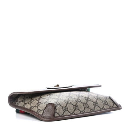 Gucci GG Supreme Monogram Neo Vintage Web Belt Bag Brown 3 of 4