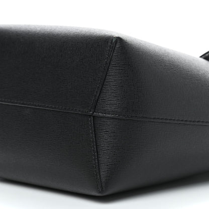 Mansur Gavriel Saffiano Mini Bucket Bag Black Flamma 9 of 9