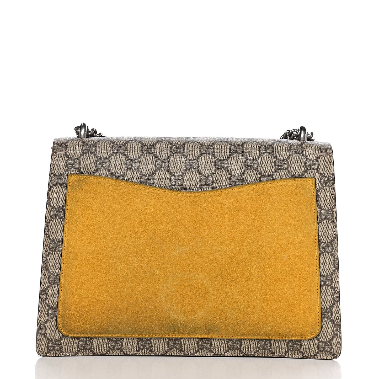 GG Supreme Monogram Medium Dionysus Shoulder Bag Yellow