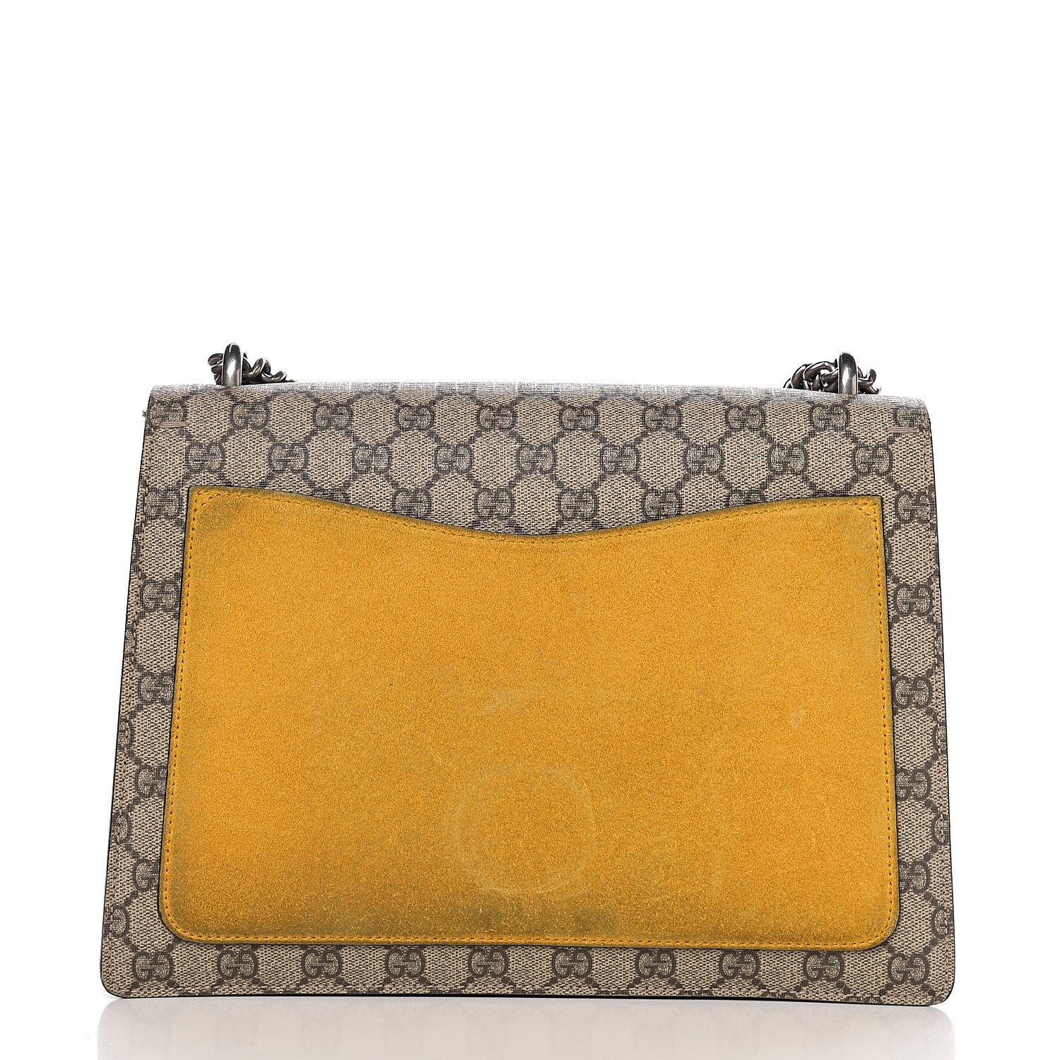 Gucci GG Supreme Monogram Medium Dionysus Shoulder Bag Yellow 10 of 13