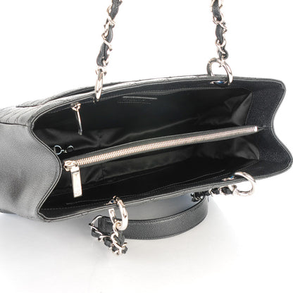 Chanel Caviar Quilted Grand Shopping Tote GST Black 5 of 7