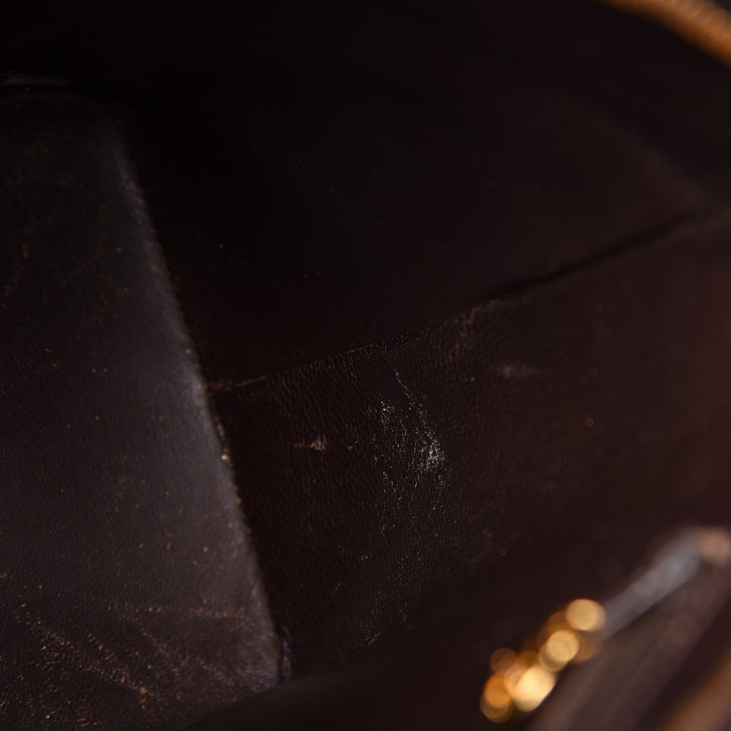 Caviar Quilted Medallion CC Tote Dark Brown