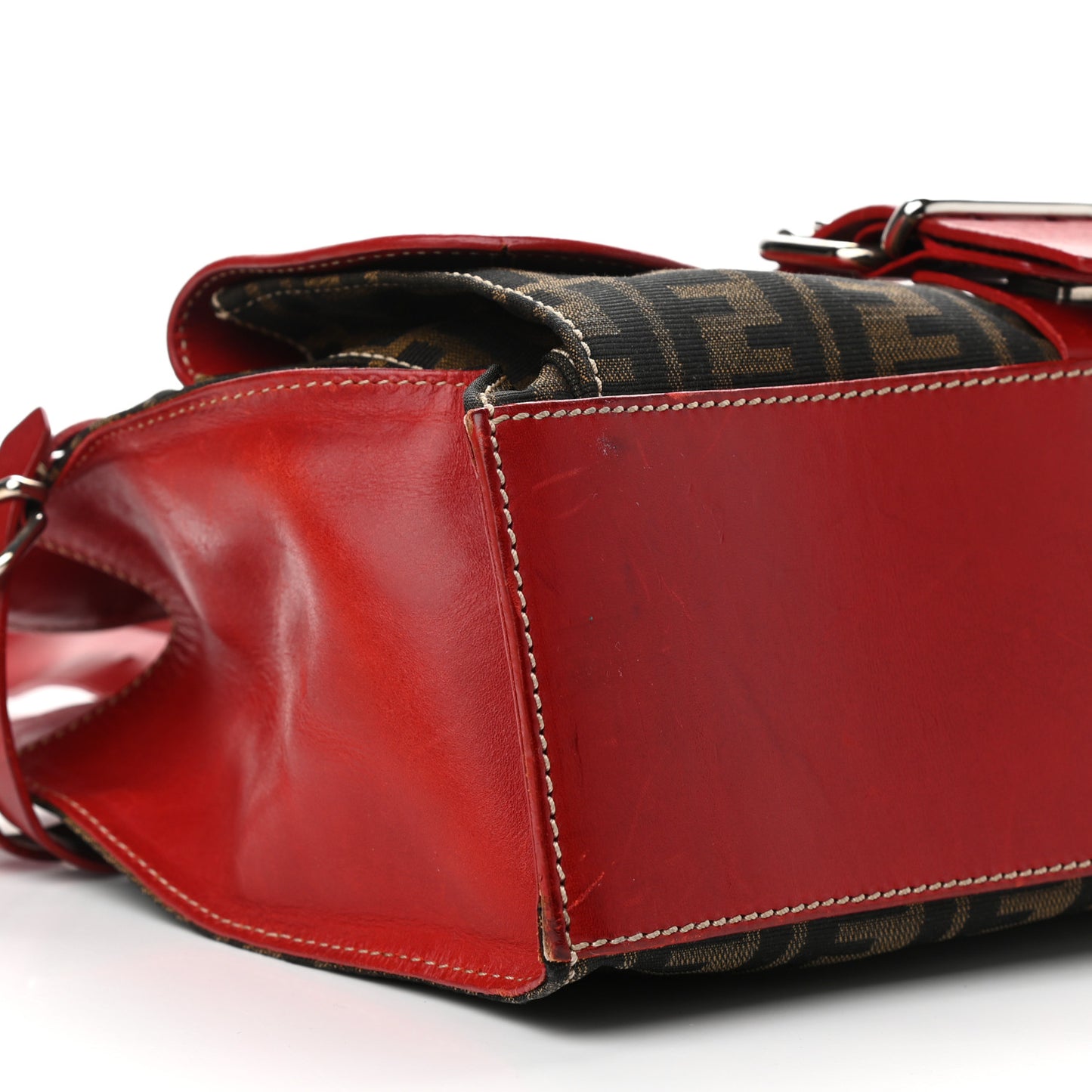 Zucca Pocket Shoulder Bag Tobacco Red