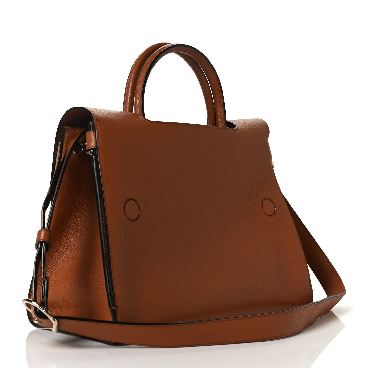 Christian Dior Grained Calfskin Medium Diorever Flap Brown 3 of 14