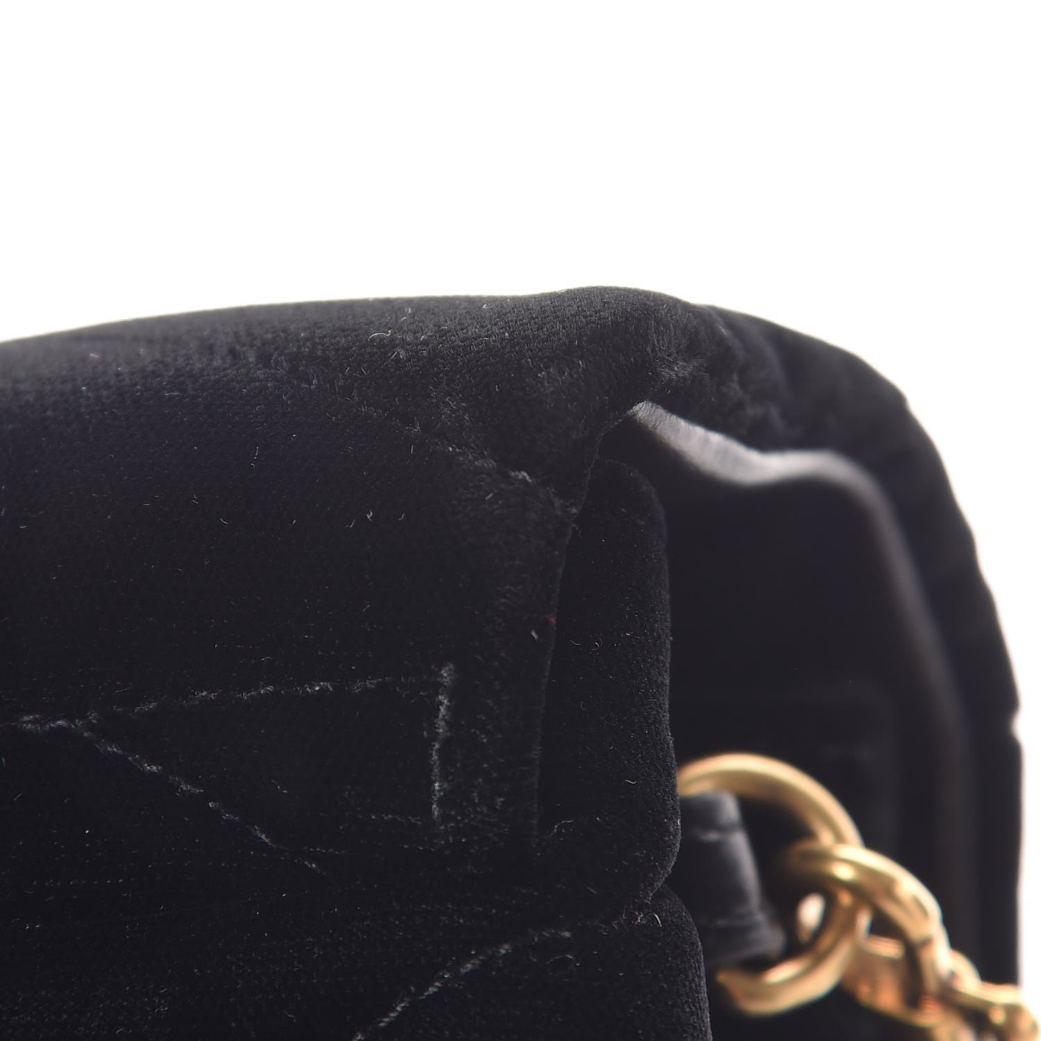 Saint Laurent Velvet Y Quilted Monogram Toy Loulou Crossbody Bag French Black 13 of 14