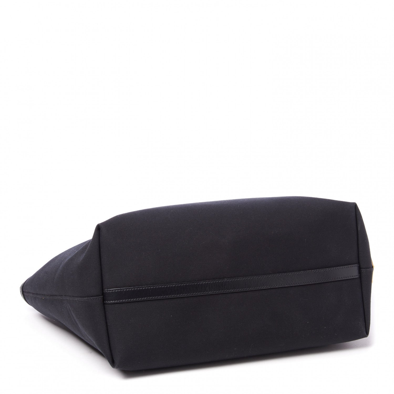 Prada Canvas Jacquard Logo Tote Black 3 of 8