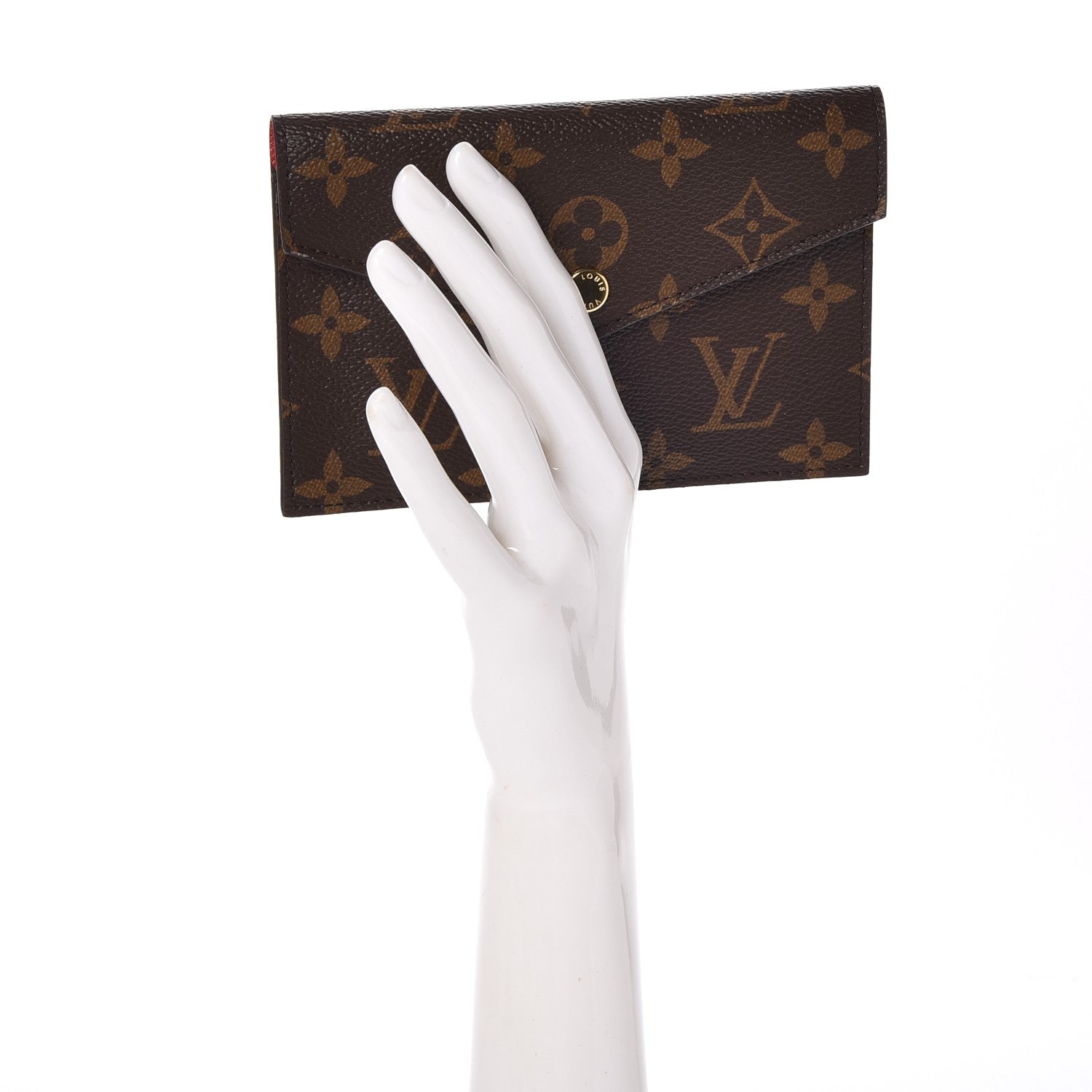 Louis Vuitton Monogram Daily Organizer Envelope Insert Red 2 of 7