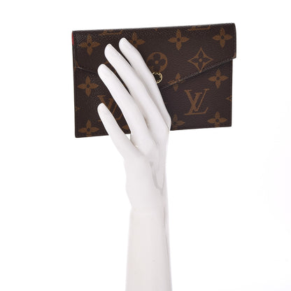 Louis Vuitton Monogram Daily Organizer Envelope Insert Red 2 of 7