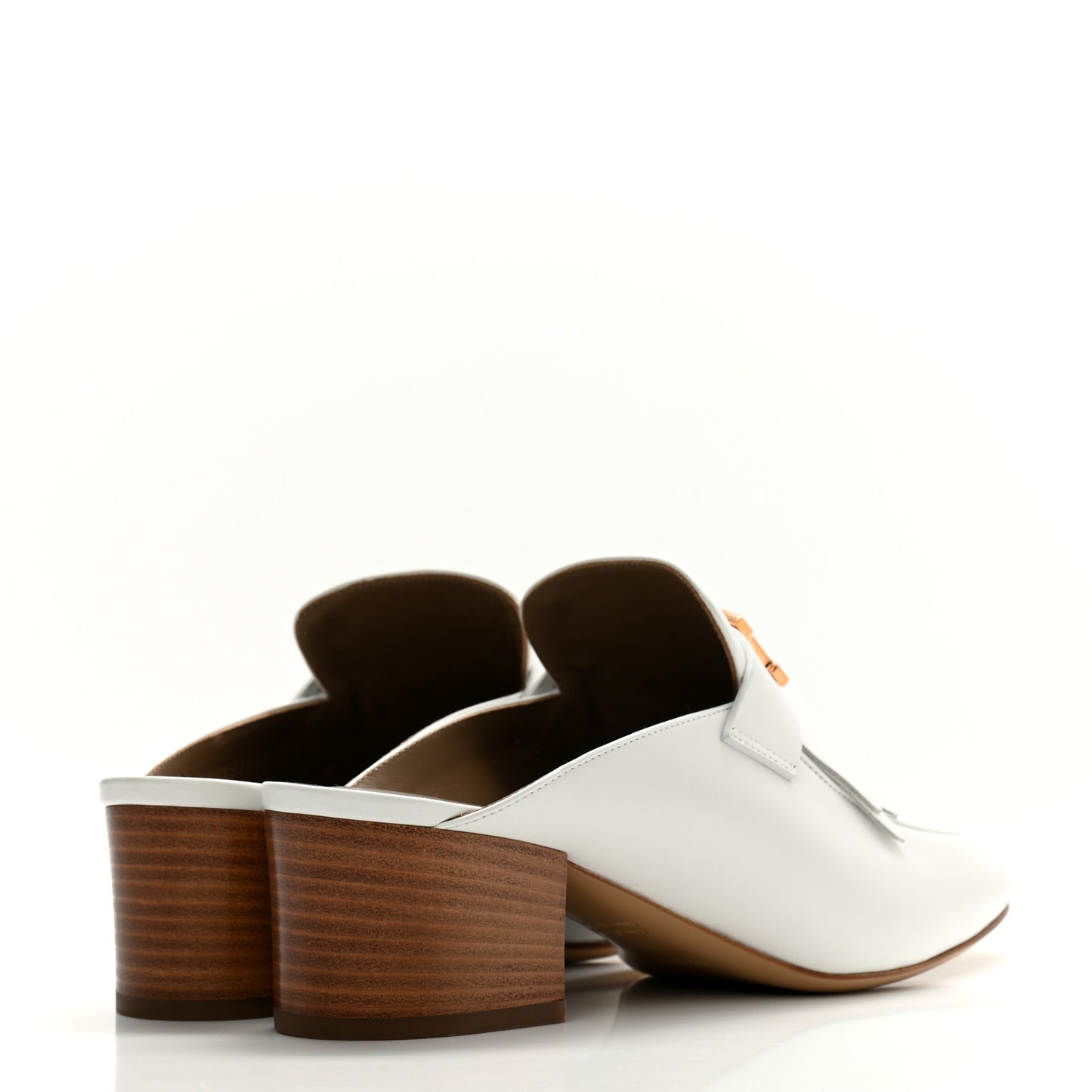 Goatskin Tuileries Mules 37 White