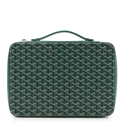 Goyard Goyardine Universal Companion Portfolio Green 1 of 9