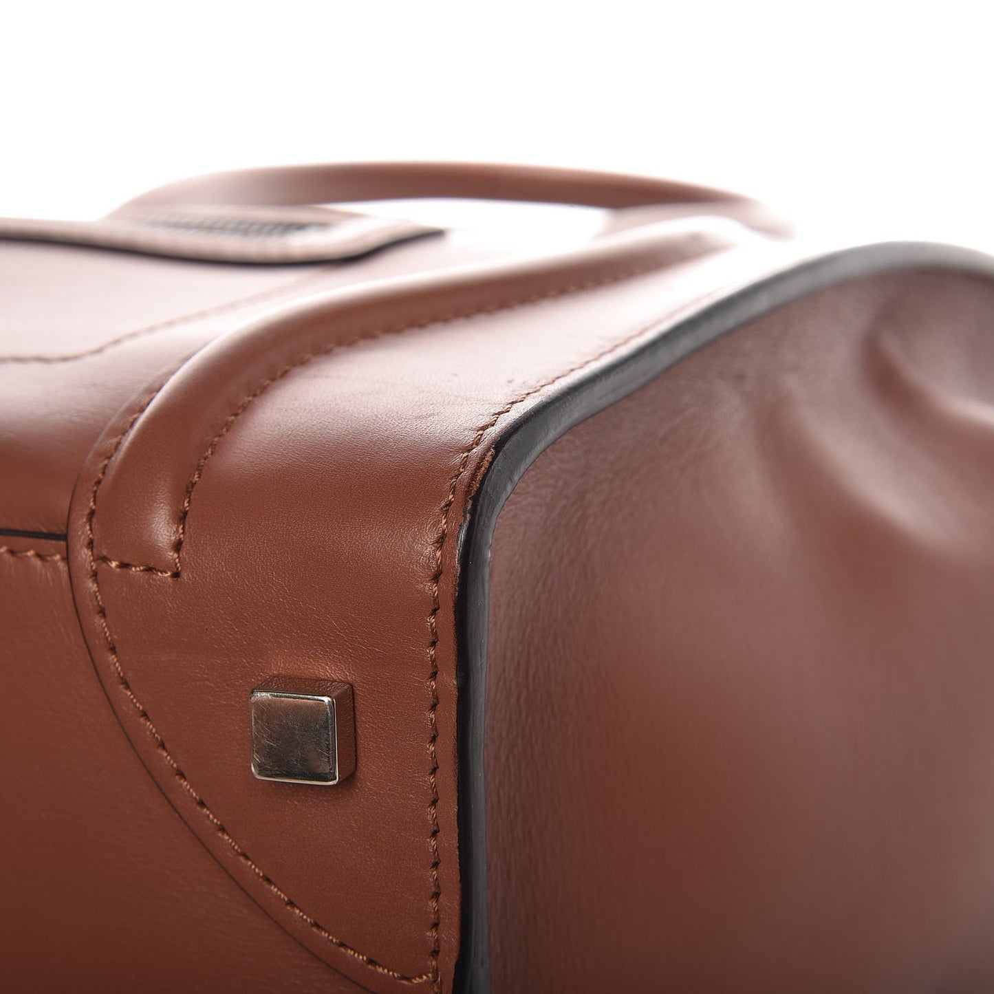 Smooth Calfskin Mini Luggage Sienna