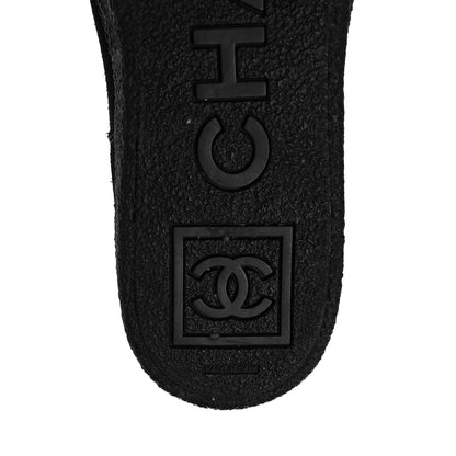 Chanel Suede Shearling Boots 36.5 Black 6 of 6