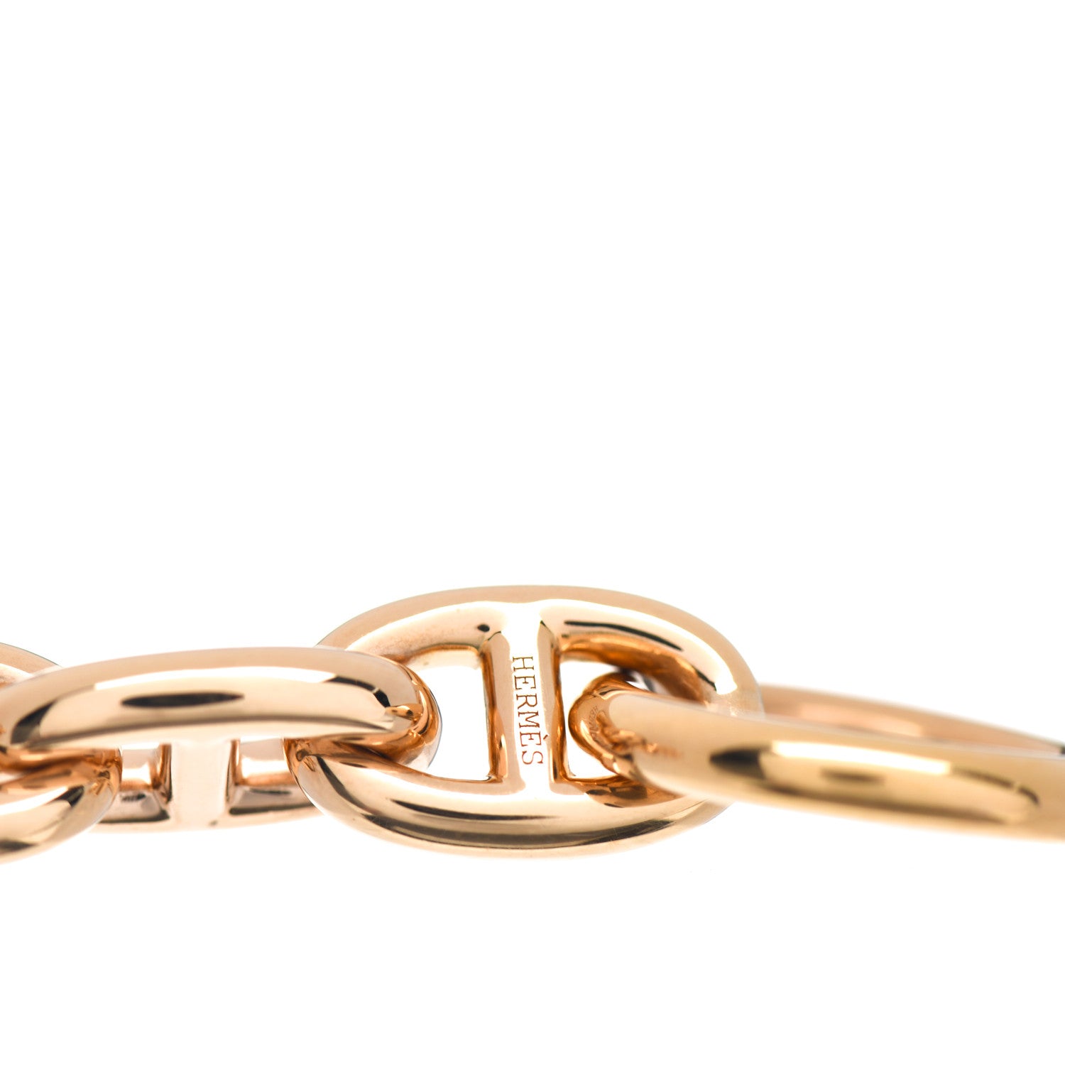 Hermes 18K Rose Gold MM Chaine d'Ancre Bracelet 4 of 6