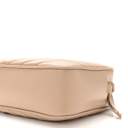 Saint Laurent Calfskin Matelasse Monogram Lou Camera Bag Dark Beige 10 of 14