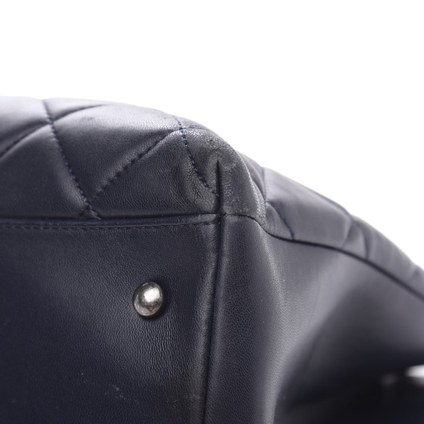 Lambskin Quilted Trendy CC Tote Black