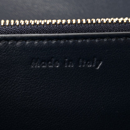 Celine Ostrich Leg Medium Classic Box Flap Bag Dark Blue 7 of 12