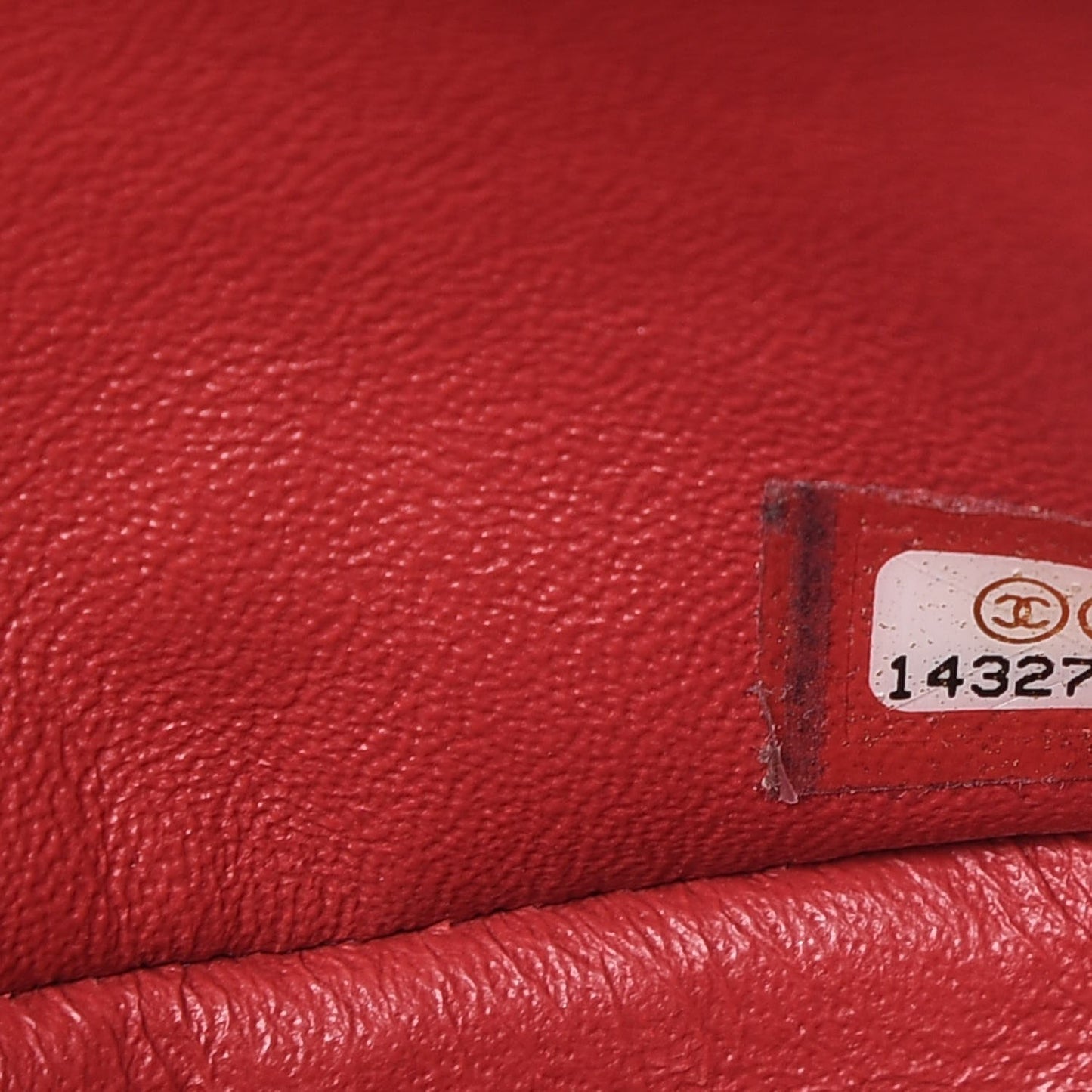 Caviar Quilted Jumbo Double Flap Dark Red