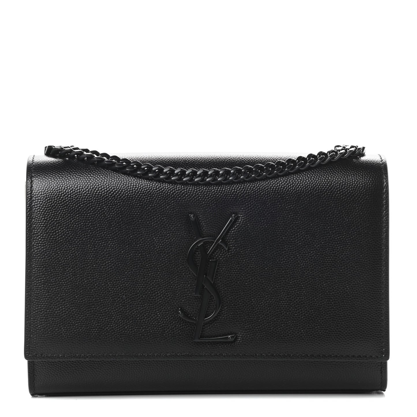 Grain De Poudre Small Monogram Kate Satchel Black