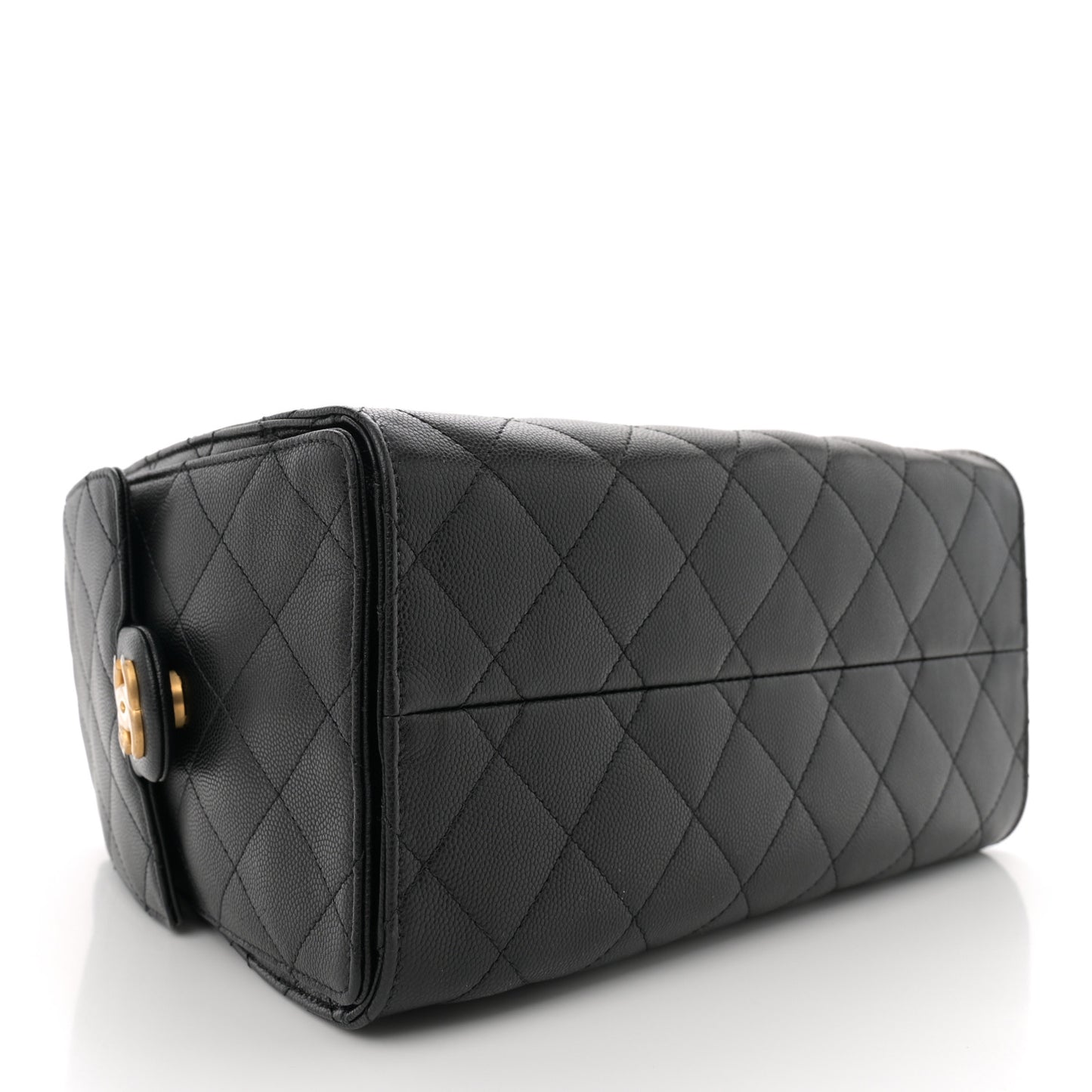 Caviar Quilted Small Chanel 25 Handbag Black