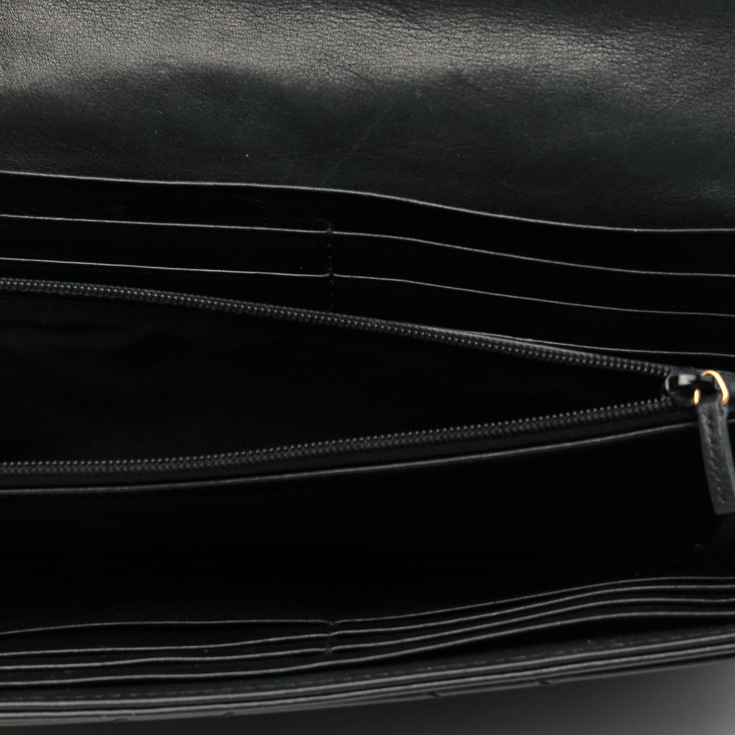 Gucci Calfskin Matelasse GG Marmont Continental Wallet Black 3 of 8