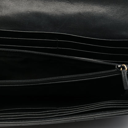 Gucci Calfskin Matelasse GG Marmont Continental Wallet Black 3 of 8