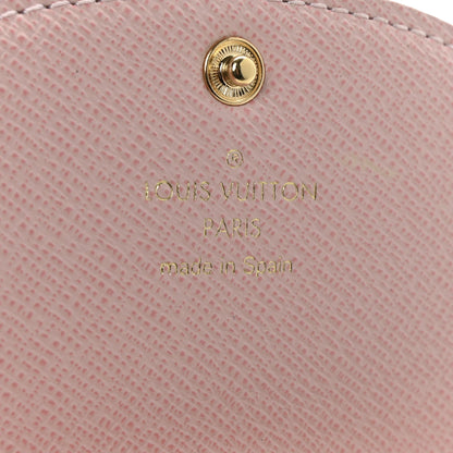 Louis Vuitton Damier Azur Rosalie Coin Purse Rose Ballerine 6 of 6