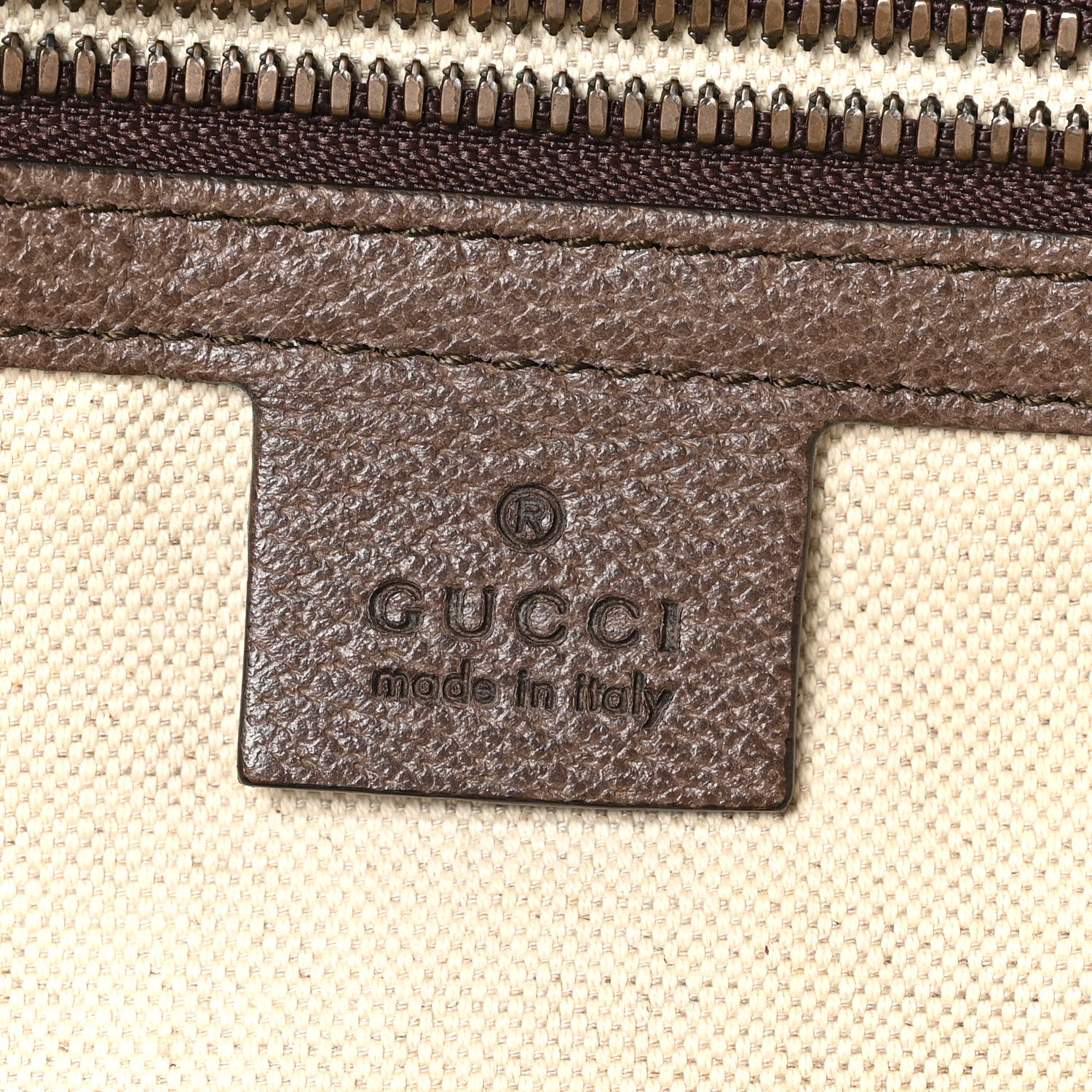 Gucci GG Supreme Monogram Calfskin Web Small Ophidia Day BackpacK Beige Ebony New Acero 7 of 11