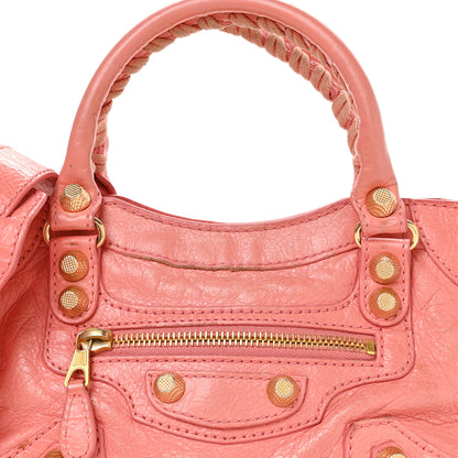 Balenciaga Agneau Giant 12 Gold Hardware Mini City Rose Azalee Rose Jaipur 8 of 10